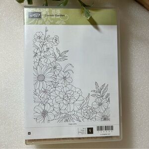STAMPIN’UP! • “Corner Garden” WM Rubber Stamp